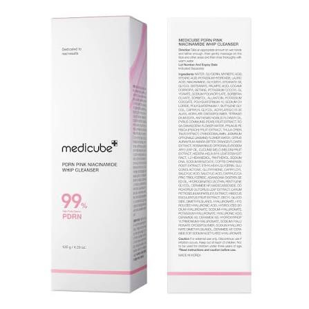 Medicube PDRN Pink Glutathione Capsule Foam Cleanser 120g